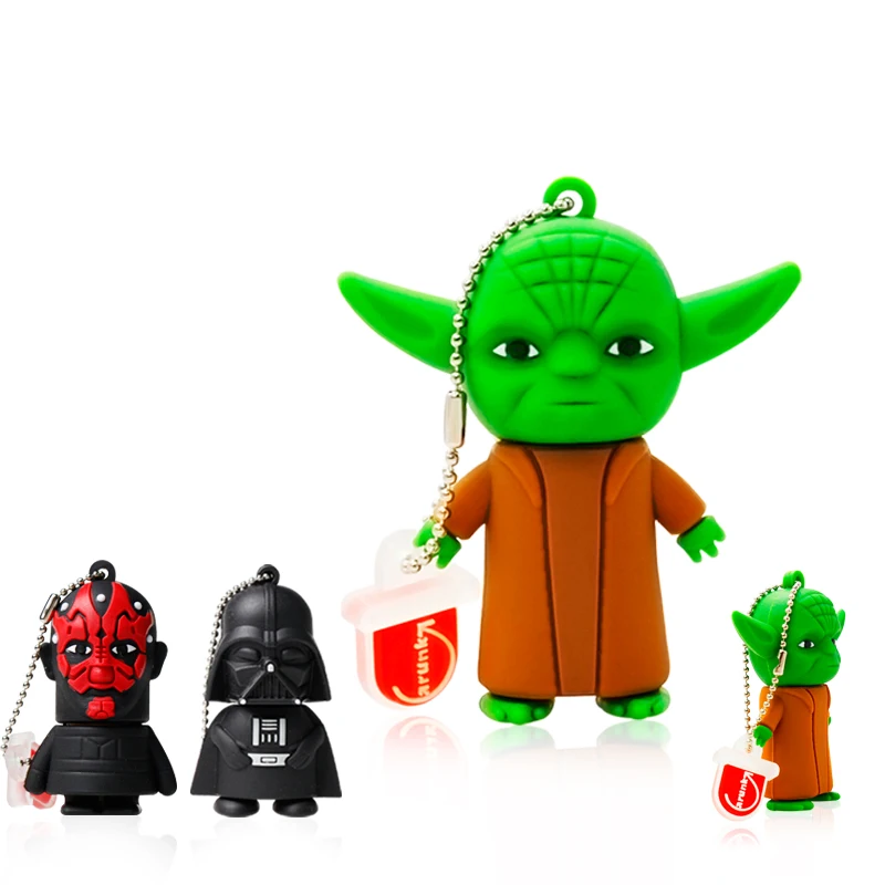 Флеш накопитель Amthin Usb 8G флеш Star wars 32g 16g R2D2 bb8 Darth Vinda 8g 4g Maul Bounty Hunter Usb2.0 карта