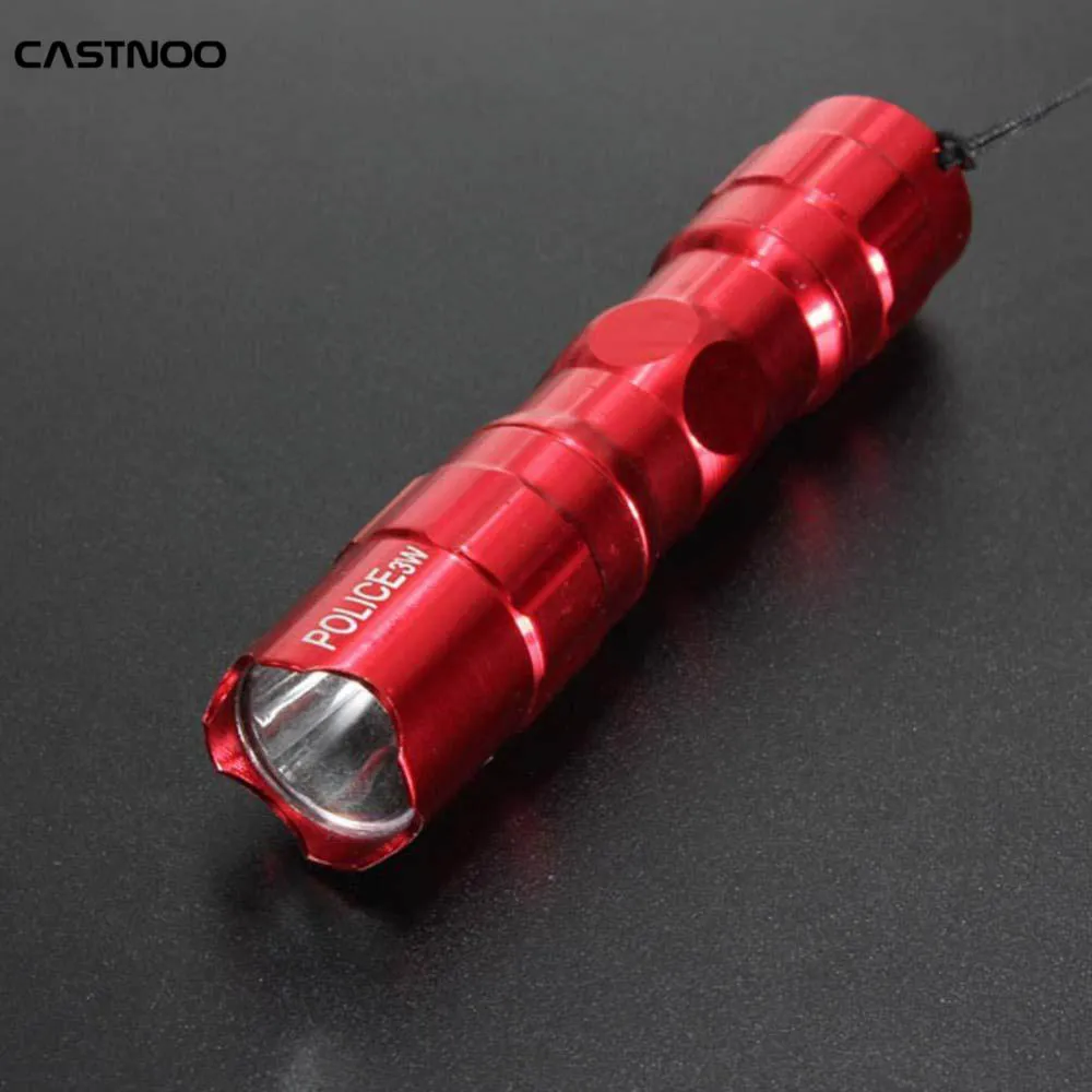 3 Вт светодиодный мини водонепроницаемый ультра яркий фонарик для кемпинга