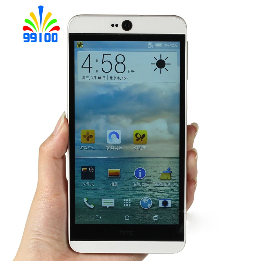 Восстановленный Оригинальный HTC Desire 826 Вт Восьмиядерный 5 дюйма две SIM карты 2 ГБ 16