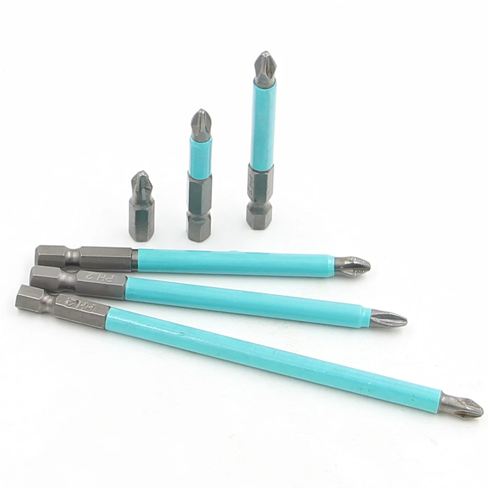 Набор из 6 насадок S2 Steel PH2 для отвертки шестигранный ключ Torx трехосевой гаечный с