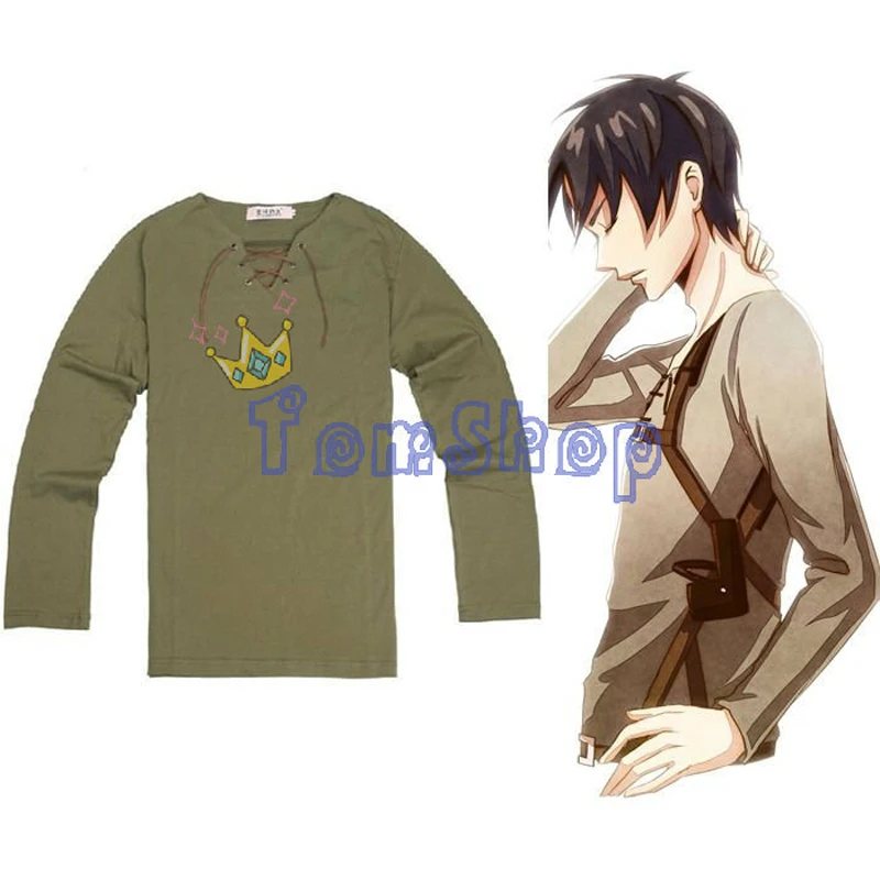 Аниме Обувь для косплея по аниме атака на Титанов (Shingeki no Kyojin Эрен косплей костюм