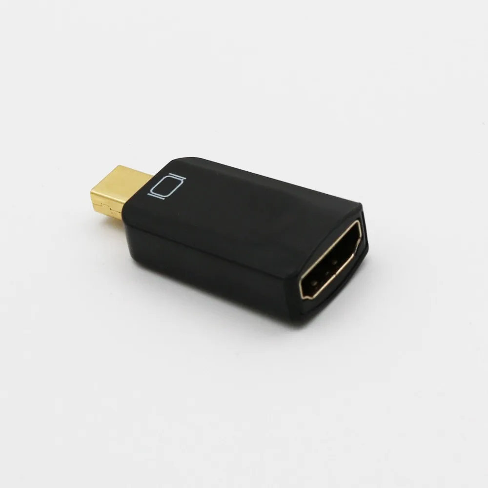 1x Mini Display Port DP Male to HDMI Female AV Audio Converter Adapter For Macbook Black |