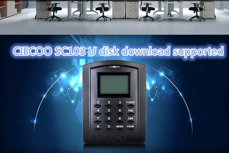 CI -SC102 125KHZ RFID card & standalone access control interface for 3rd Party work with EM lock power supply push button ect |