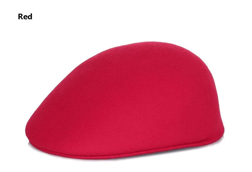 Зимние Повседневные шапки Newsboy из толстой шерсти, теплые винтажные плоские шапки плюща для мужчин и женщин, Chapeau Gorro Sombrero M0206