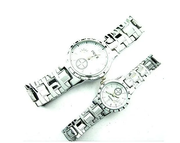 Free Shipping New design of stainless steel solid color fashion simple lovers table couple watches | Наручные часы