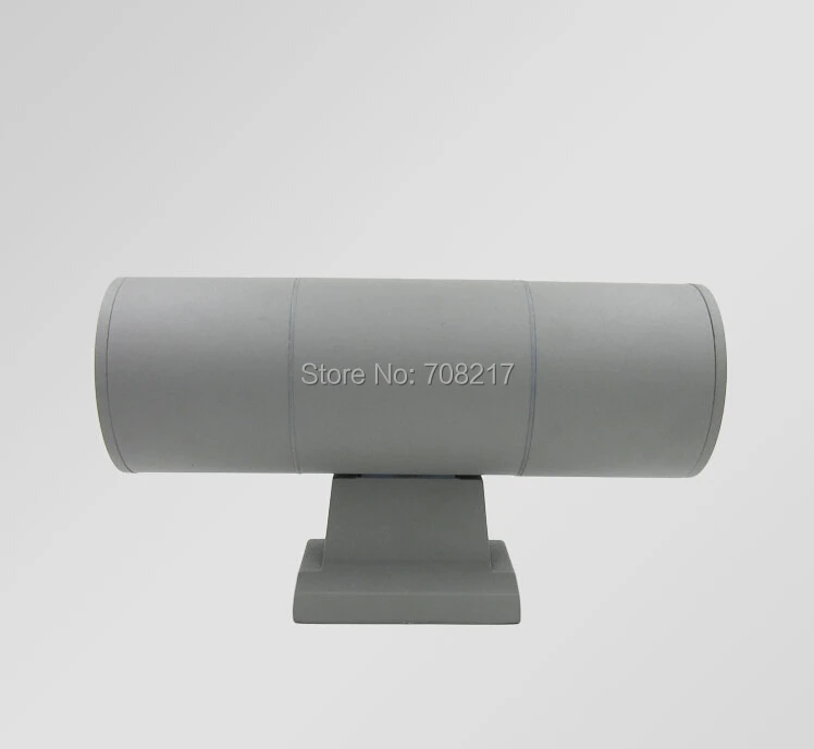 Светодиодные настенные лампы высокой мощности алюминиевая лампа в черном/сером