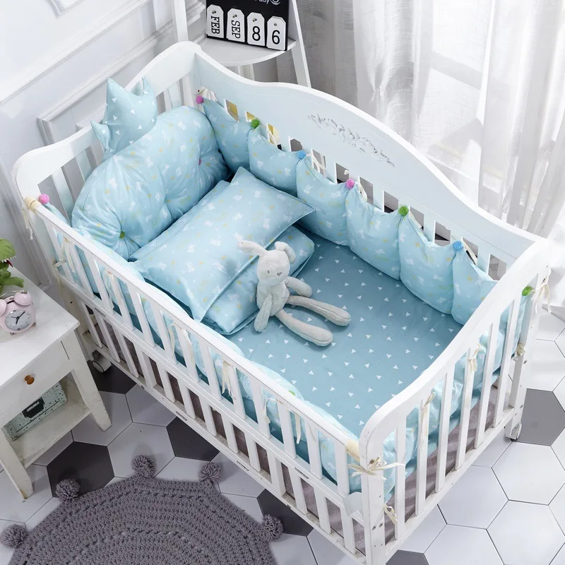 4 шт. хлопковая кроватка детское постельное белье в скандинавском стиле детский