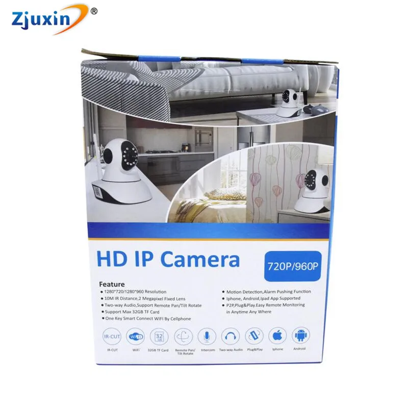 1 ШТ. ip камеры wi fi p2p главная крытый Детские 720 P беспроводной дом Безопасности Cam