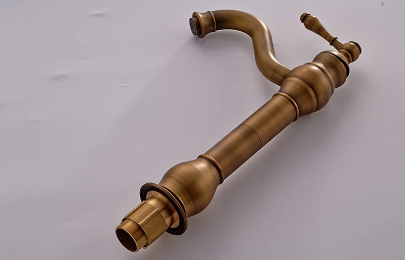 Латунные краны для раковины роскошный смеситель с одной ручкой горячей и