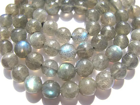 

5strands 4-12mm genuine labradorite beads round ball shiney blue jewelry beads