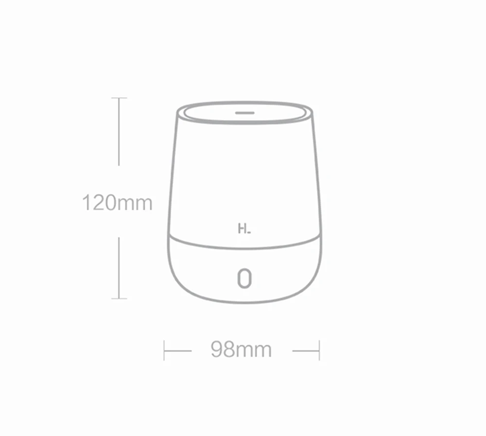 Xiaomi Mijia Youpin HL Портативный USB мини воздушный диффузор для ароматерапии и увлажнитель тихий ароматизатор тумана 7 светильник цвета для дома и офиса