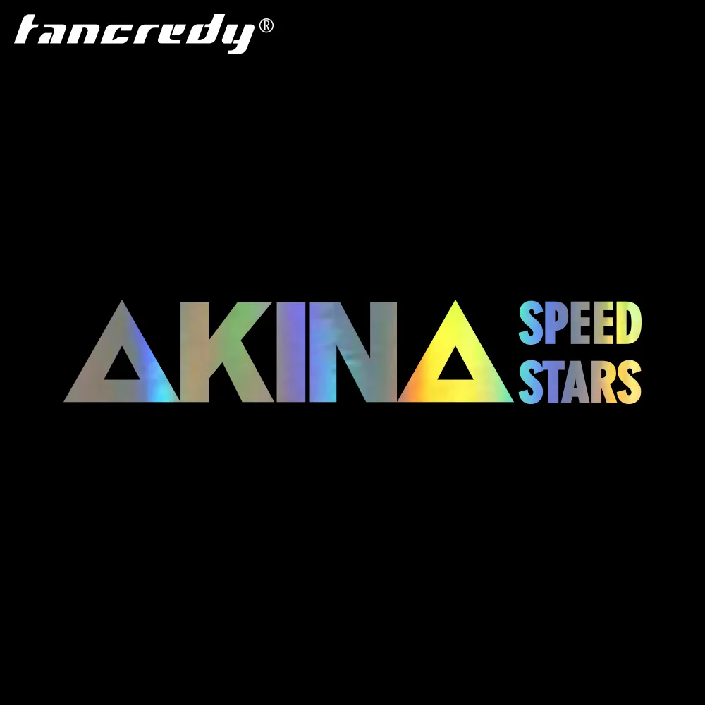 Виниловые наклейки и на автомобильный бампер Tancredy Speed Stars Akina персонализированные