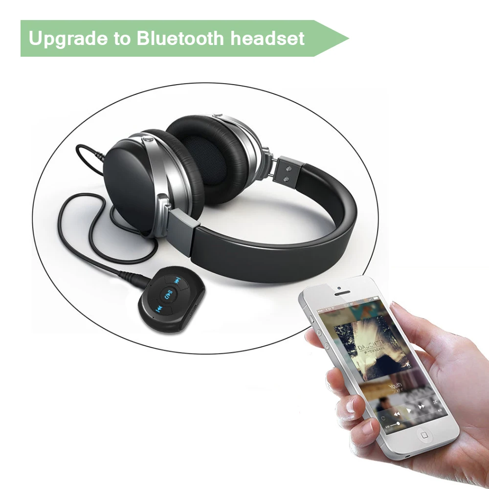 Onever 3 5 мм разъем Bluetooth автомобильный комплект Автомобильный беспроводной 4 0 AUX