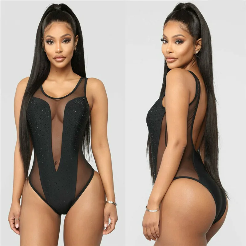 2019 Новый Для женщин Одна деталь женский купальник монокини с мягкими чашечками