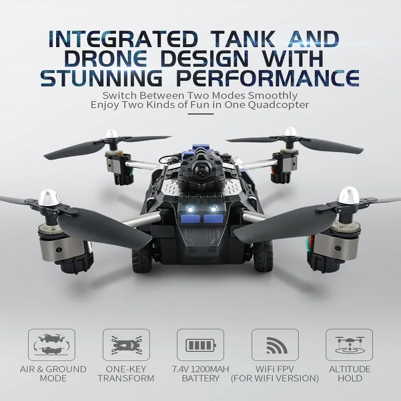 JJR/C JJRC H40WH Wi Fi FPV с 720P HD камерой высота воздуха наземный режим RC Квадрокоптер