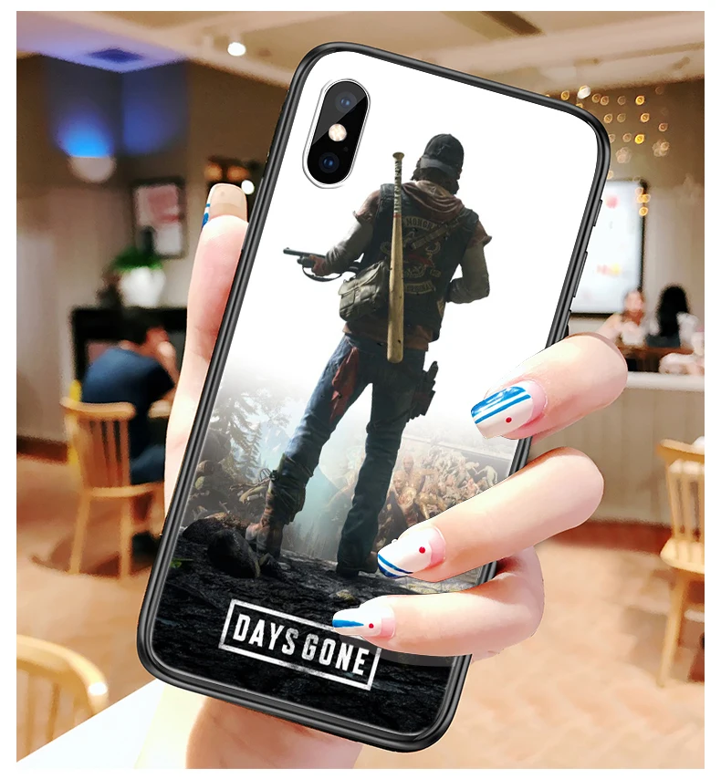 Days Gone черный мягкий чехол для телефона из ТПУ Apple iPhone X XR XS MAX 7 8 7plus 6 6S Plus 5 5S SE