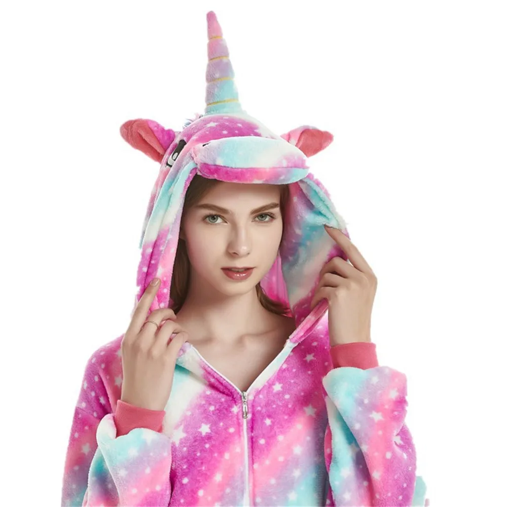 Костюм унисекс для взрослых комбинезон в виде животного пижама с крылатой