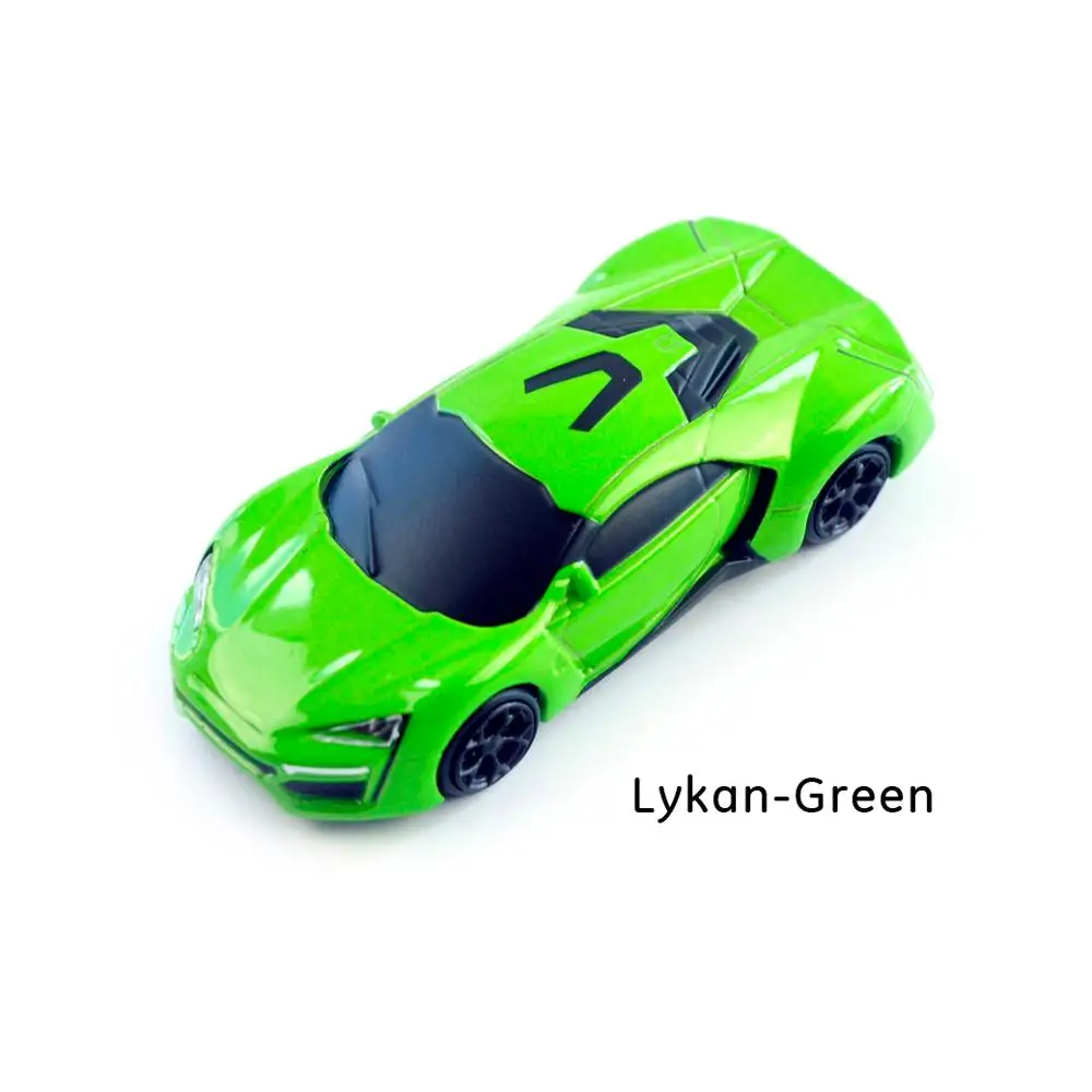Lykan Green Новинка! подлинный гоночный автомобиль USB флэш-накопитель 8 гб 16 гб 32 г 64 гб ручка-накопитель, Lykan Racing, X6, SLS, флешка рождественский подарок - Цвет: Lykan Green