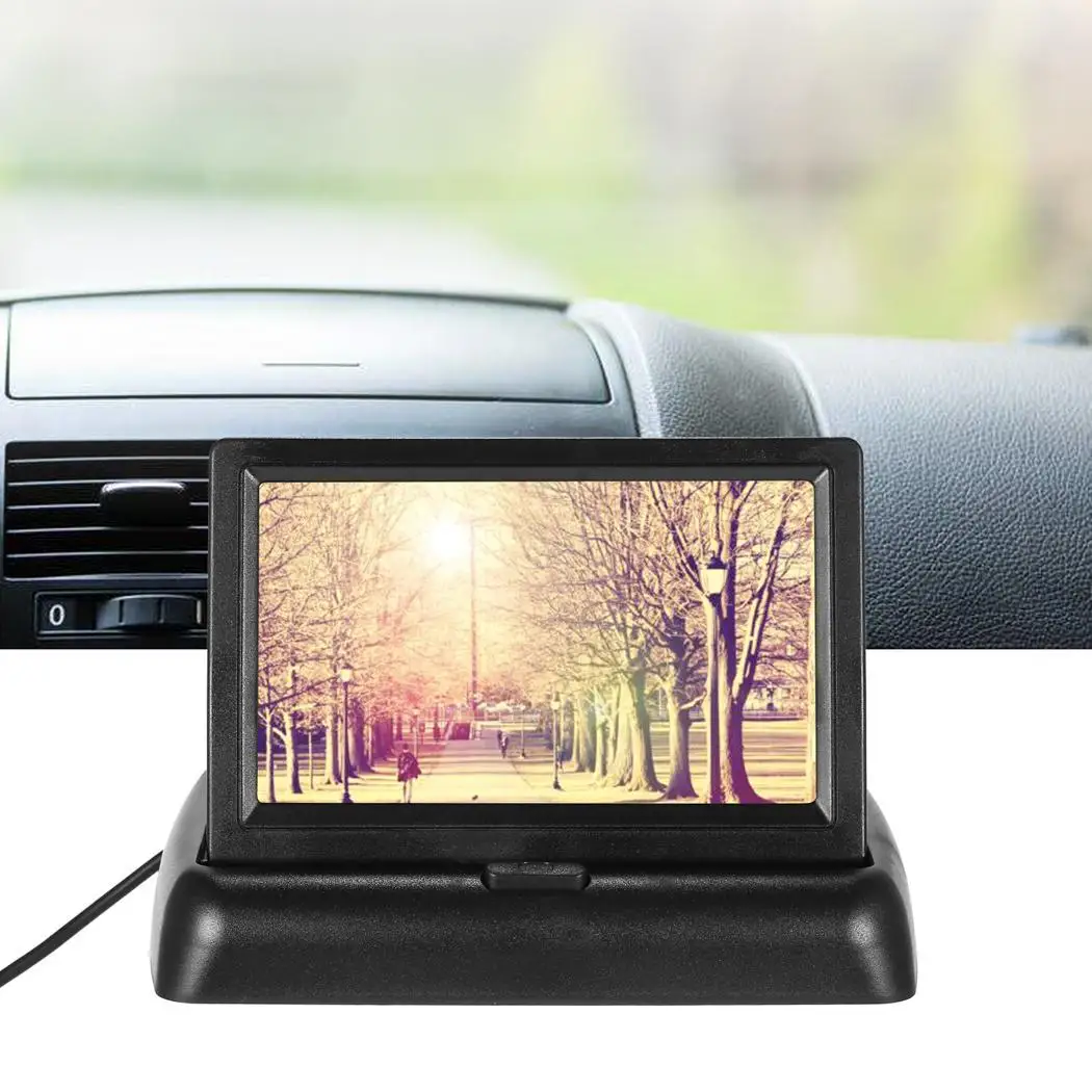 Camera Car Monitor 4.3 Inch 800*480 TFT LCD Screen Rearview HD Rear View |