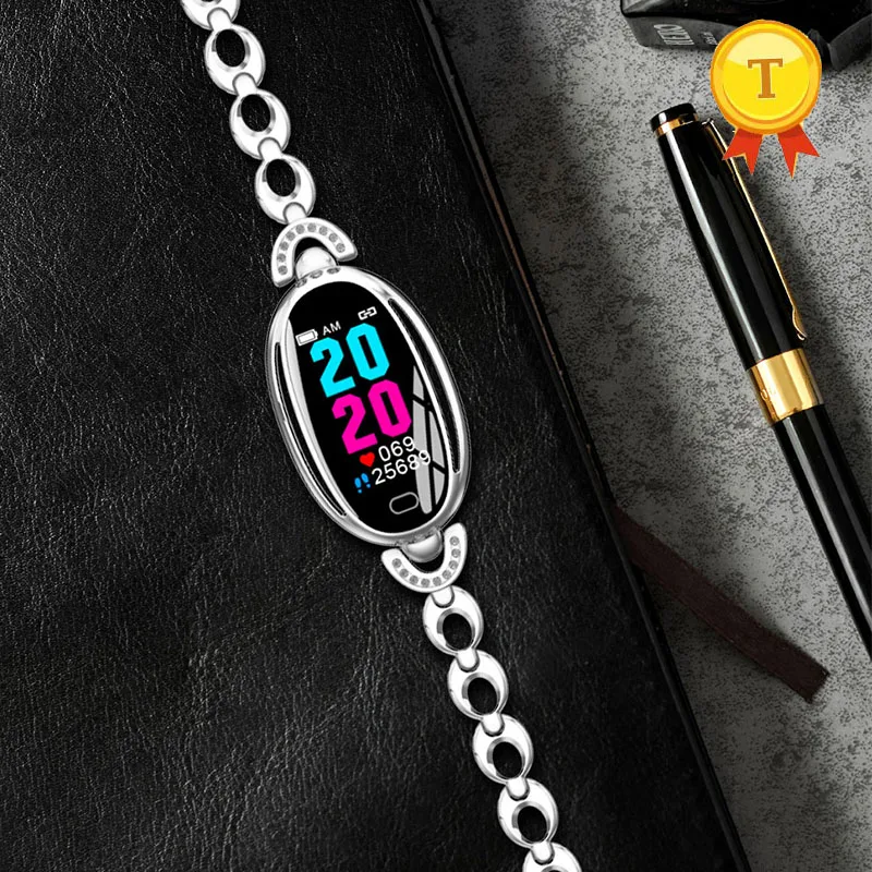 Лучшие продажи водонепроницаемый смарт браслет Женщины Девушки дизайн часы