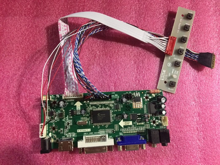 Плата драйвера аудиоконтроллера ЖК дисплея HDMI VGA DVI M.NT68676 для 6 0 дюймового LP156WH2