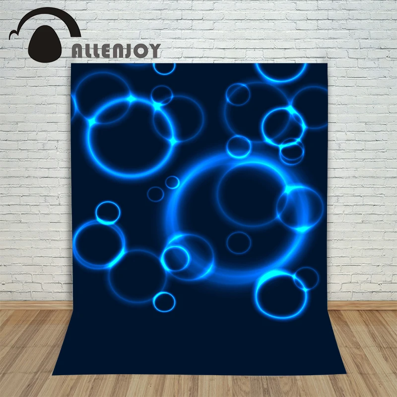 Фон для фотосъемки тканевый виниловый светлый узор синий размытый фон 10x10 |