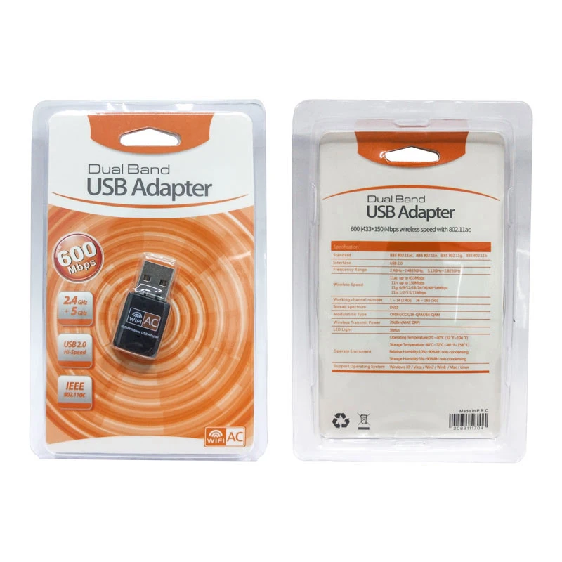 Usb Wifi адаптер 600 Мбит/с Usb Ethernet Enchufe Wi Fi беспроводная сетевая карта Wi-Fi Usb адаптер Wifi ключ Ethernet адаптер NC4501A