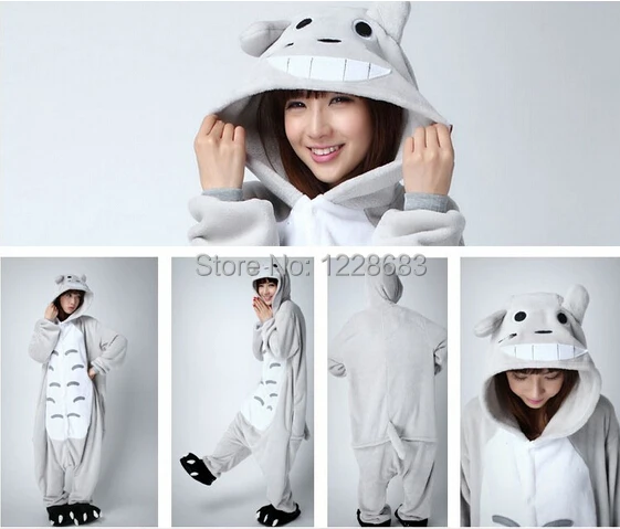 Новое поступление унисекс взрослые кигуруми ночное белье в виде животных одежда