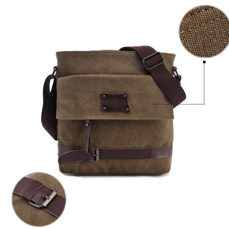 Новая мужская Холщовая Сумка в повседневном стиле многофункциональные модные