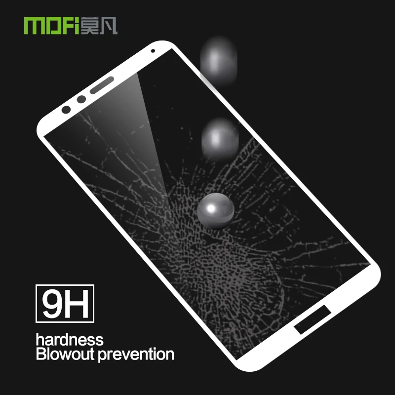 

Mofi 9H tempered glass For Huawei honor V10 5.7" screen protector protective guard film front case cover