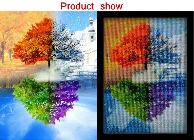 Diy diamond painted cross stitch cosmic landscape crystal needle drill zhuistar decoration | Дом и сад