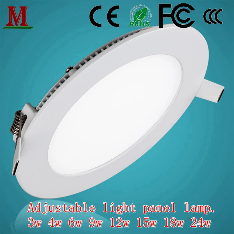 5 шт. Ультратонкие светодиодные панели потолочные светильники AC85 265v