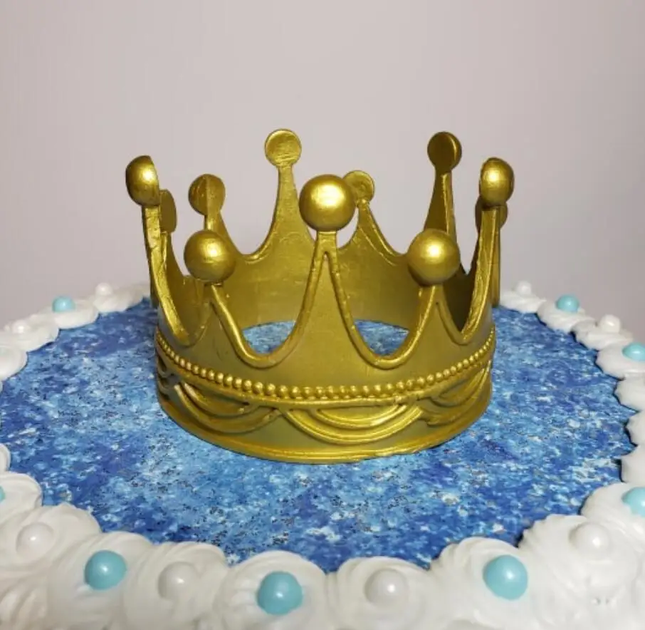 

Инструмент для торта, 1 шт., кружевная силиконовая форма с БОЛЬШОЙ КОРОНОЙ, форма для свадебного торта, кайма для мастики, глиняные формы для украшения торта