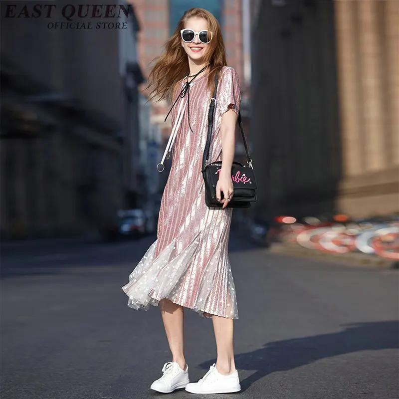 Платье с воланами летнее женское платье коротким рукавом KK1140|dress with|dress with flouncesdress