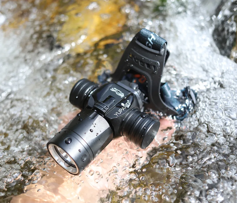 Мощный фонарь для подводного плавания L2, светильник-вспышка, наполняющий светильник, водонепроницаемый, T6 светодиодный налобный фонарь, подводный налобный фонарь, фонарь, желтый светильник