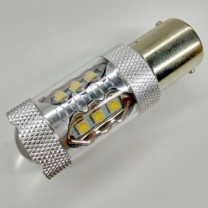 2 шт. супер яркий белый светодиод SMD 1156 Ba15s P21W 1156P 12V стоп-сигнал резервный задний