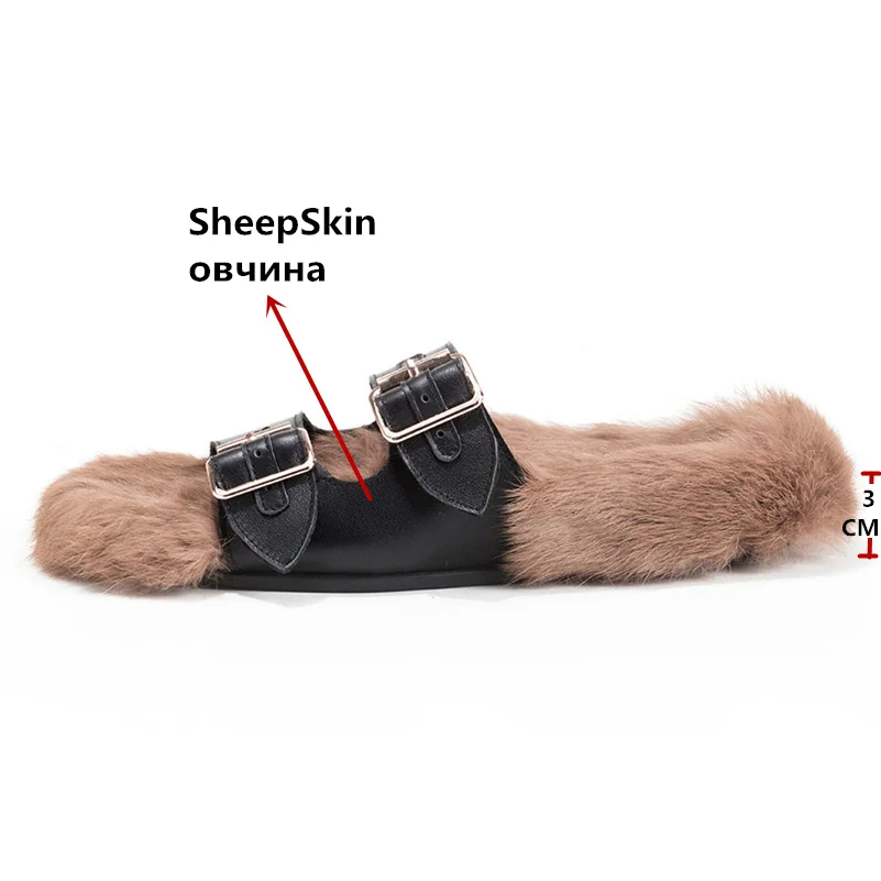 CONASCO Fashion Women Buckles Flats Heels Party Wedding Shoes Woman Genuine Leather Comfortable Casual Ladies Sandals | Обувь