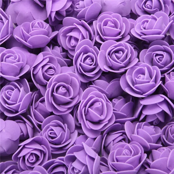 purple 1 шт. имитация пузыря розы цветок свадебный подарок коробка украшения Diy медведь головные уборы аксессуары поддельный цветок - Цвет: purple