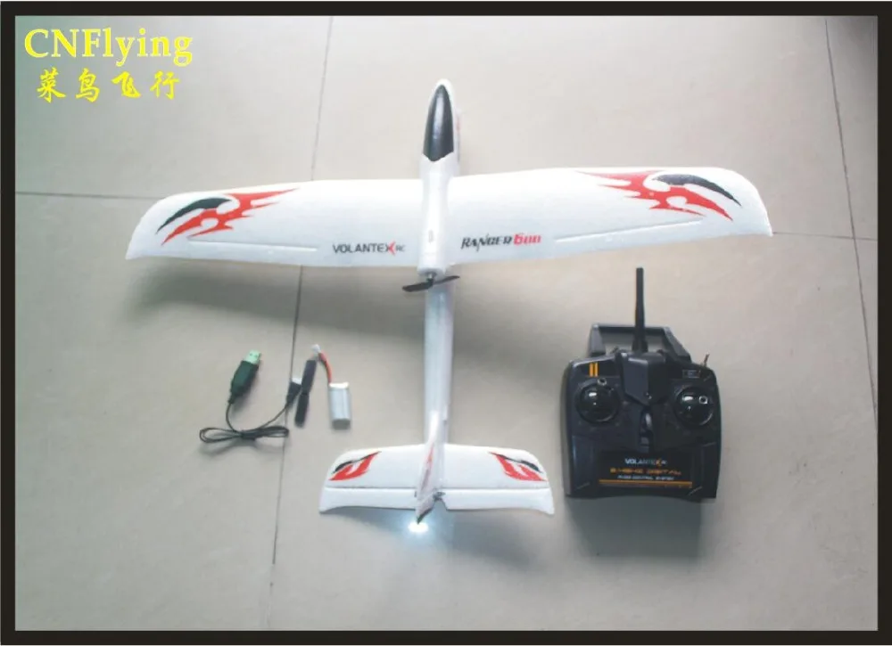Парк флаер мини самолет Volantex rc RANGER 600 2 4G 3CH 6 Axis Gyro легко летать тренер приводимого