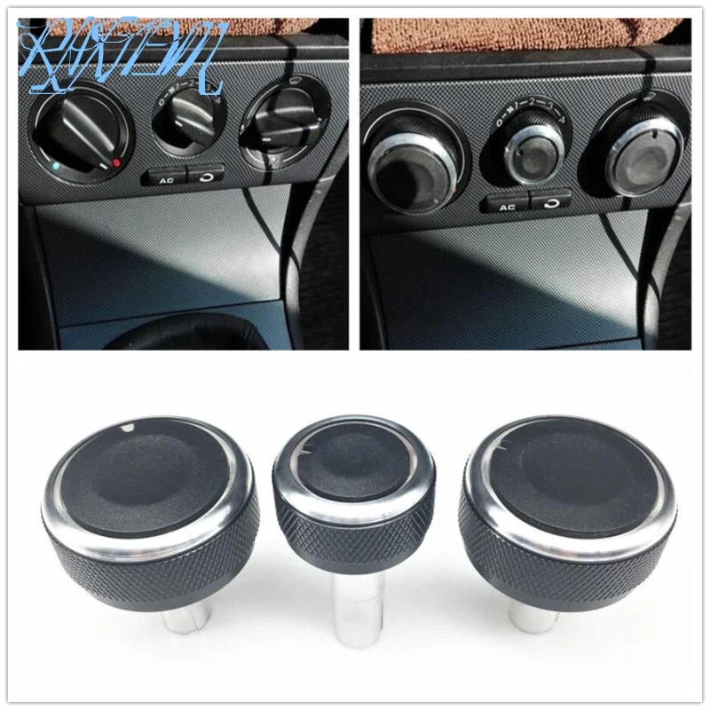 3 шт. ручка кондиционера переключателя контроля тепла для автомобиля Skoda Superb Octavia