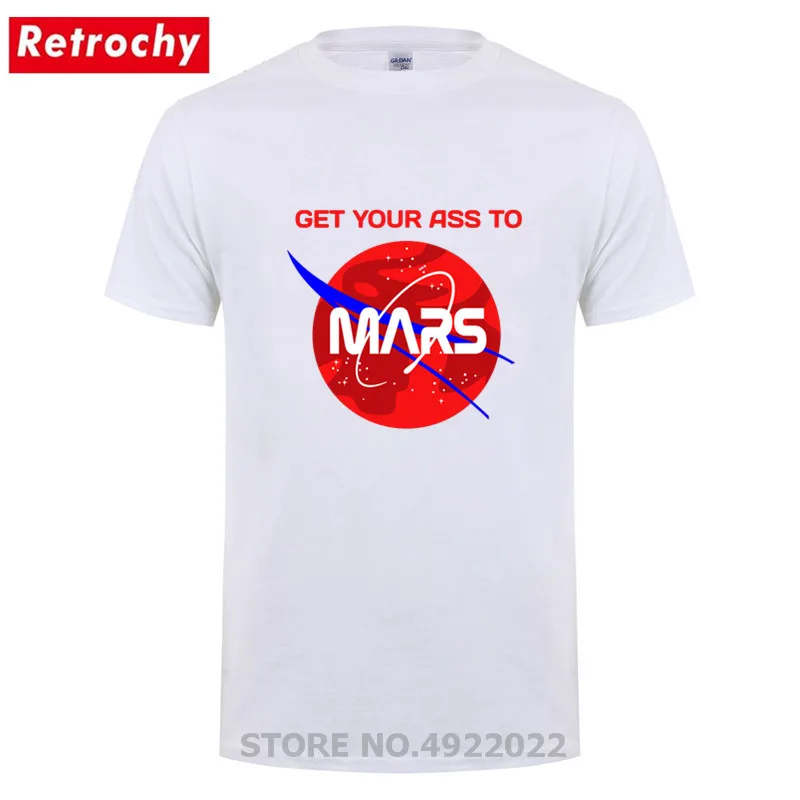 Детская футболка с надписью Occupy Mars SpaceX Starman Забавный дизайн Get Your Ass To летняя Elon Musk