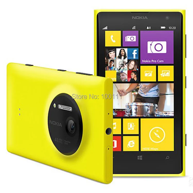 Фото Nokia Lumia 1020 оригинальный мобильный телефон разблокирован 4 5 дюймов - купить