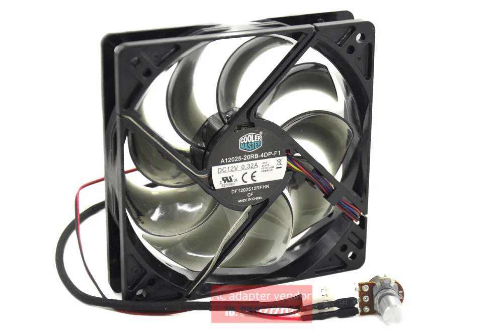 Новый Кулер Master CPU 12 см тихий 4 проводной ШИМ Вентилятор охлаждения|cooling fan|cooler master
