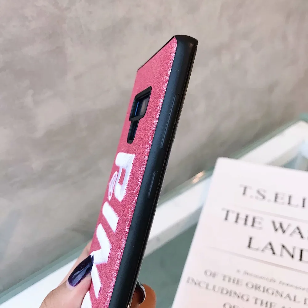 Роскошный брендовый розовый чехол Victoria для Iphone XR XS Max X 7 8 Plus сверкающий с