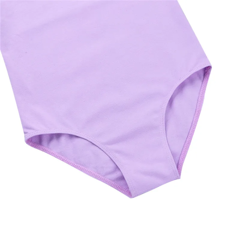 Балетное платье для девочек хлопковая танцевальная одежда с длинными рукавами