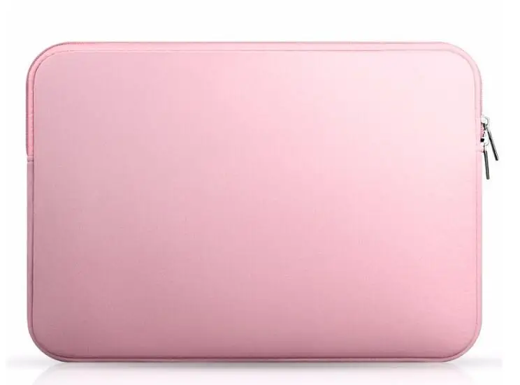 Розовый Чехол-вкладыш для apple Macbook Air Pro retina 11 12 13 15 для Dell xiaomi notebook 14 15,6 чехол для компьютера сумка для ноутбука - Цвет: Розовый