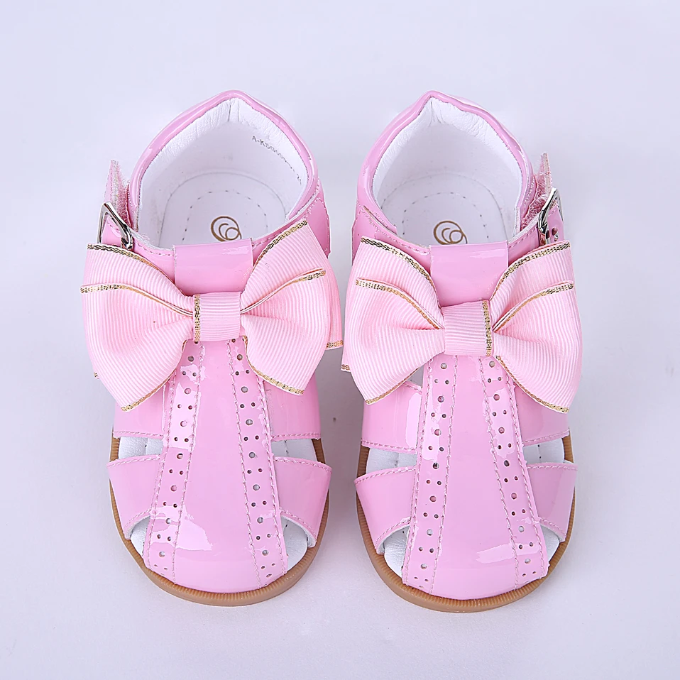 Pettigirl Girls сандалии из микрофибры платье принцессы с бантом Детская обувь на лето