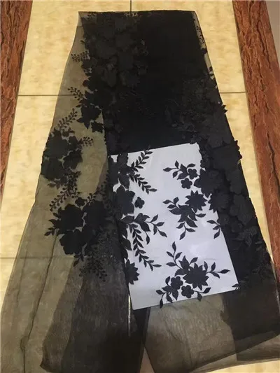 Африканский кружевной ткани в африканском стиле гипюр с блестками Высокое