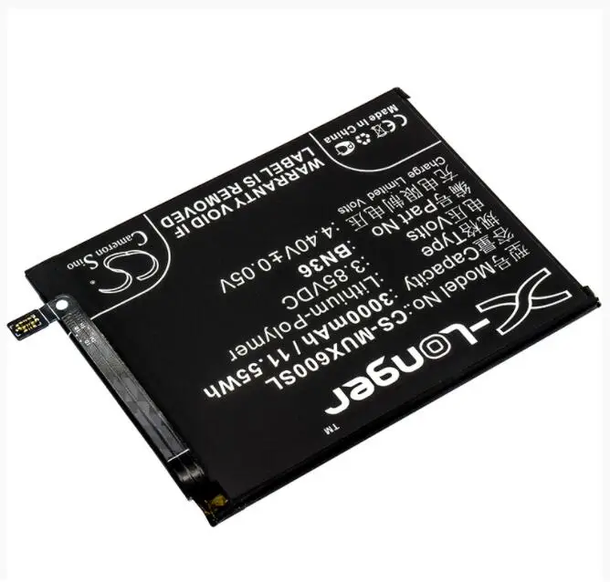 Cameron sino 3000 мАч аккумулятор для XIAOMI M1804D2SC M1804D2SE M1804D2SG M1804D2ST Mi 6X Dual SIM A2