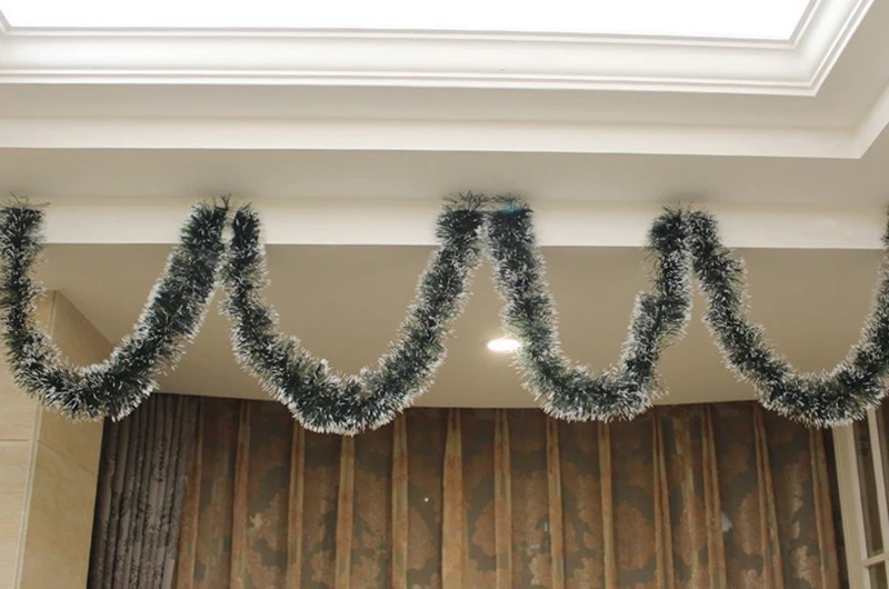 1 шт. Pop 2M Рождественская декоративная панель Топы лента гирлянда елка украшения